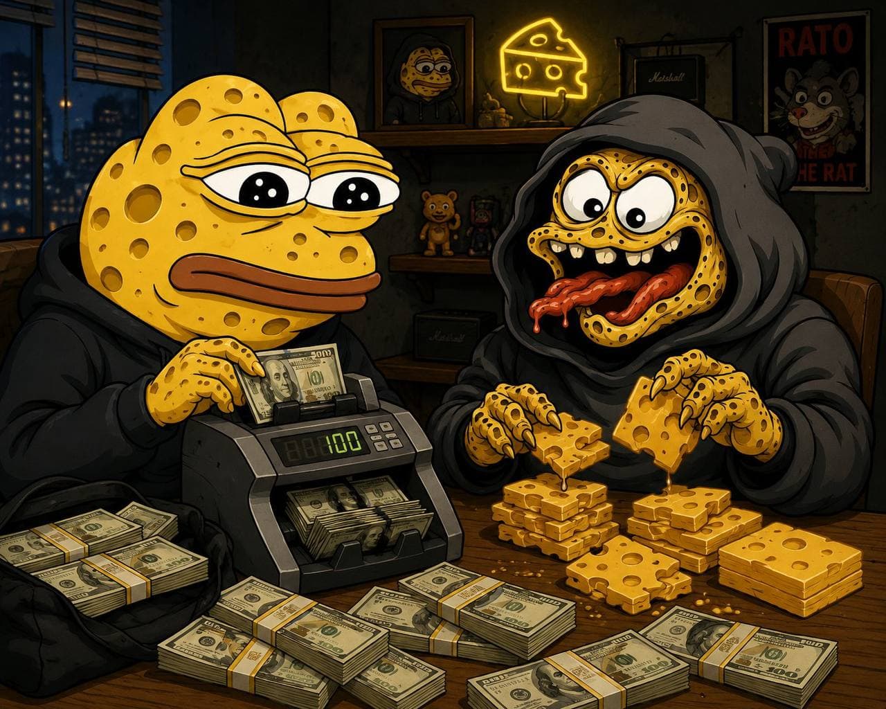 Counting the cheese